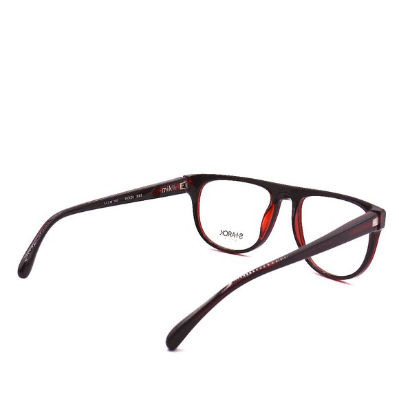 NEW STARCK EYES SH3020 MATTE BLACK RED AUTHENTIC EYEGLASSES FRAME - Picture 7 of 9